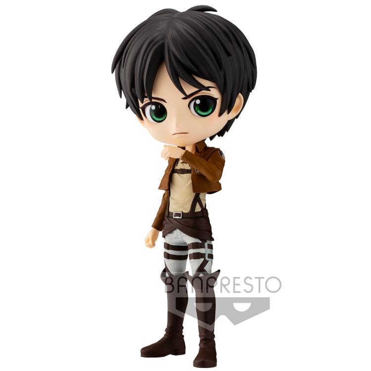 BANPRESTO Q POSKET (ATTACK ON TITAN) EREN YEAGER VER.A PVC FIGUR STATUETTE 14CM