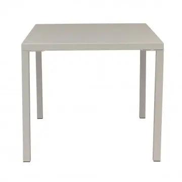 Tavolo Manchester impilabile 80 X 80 in acciaio verniciato a polvere