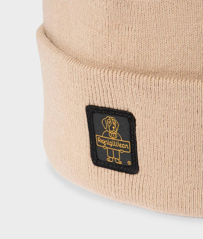 RefrigiWear Clark Hat B31918 MA9083 A00140 Unisex Beige - Berretto in Maglia