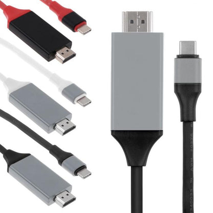 USB-C zu HDMI HDTV Adapterkabel zum Verbinden von Galaxy S8 Note 8 - MacBook mit dem Fernseher