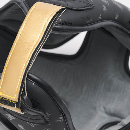 Leone Casco Boxe DNA CS444 Nero: Protezione Anti-Shock e Stile Elegante