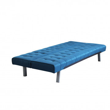 Divano Letto con Struttura in Metallo e Legno in due colori
