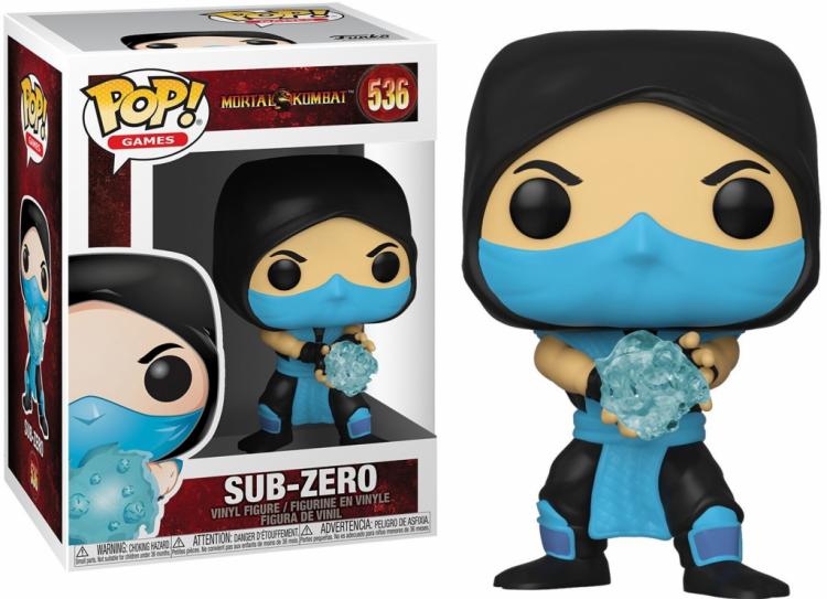 Funko Pop Mortal Kombat 536 - Sub-Zero Vinyl Actionfigur Sammelfigur