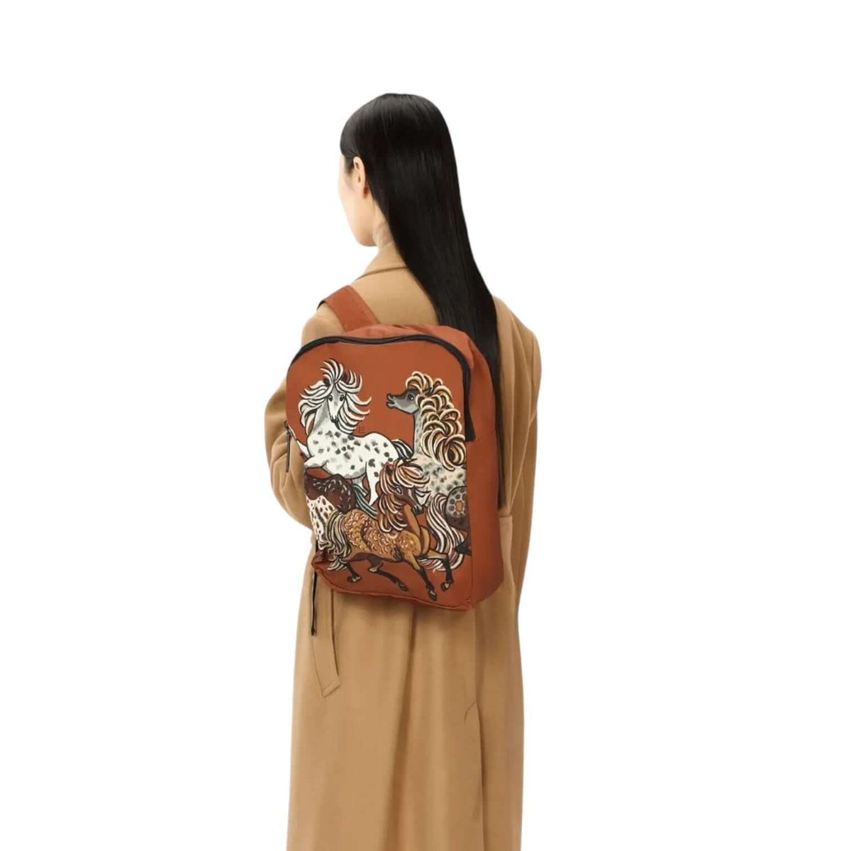 Brown Western Backpack