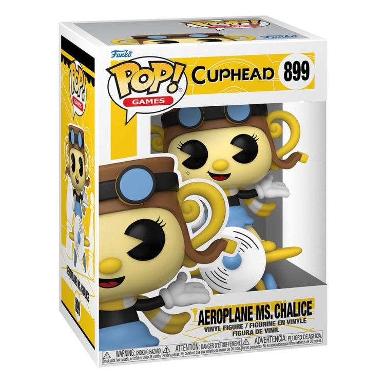 Funko Pop ! Games Cuphead -  (899)  Aeroplane Chalice - Vinyl Figure 9 Cm