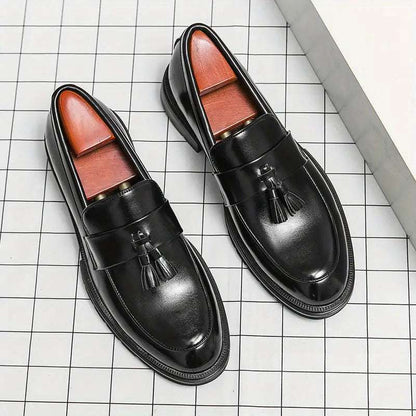 Elegante Herren Mokassins mit Quasten