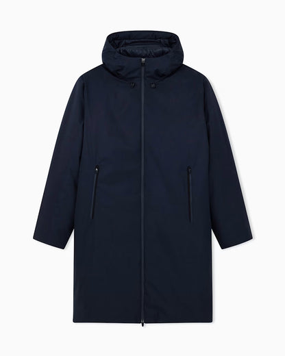 EA7 ARMANI giubbotto Caban da uomo con cappuccio 7M002375 AF15952 UB102 blu