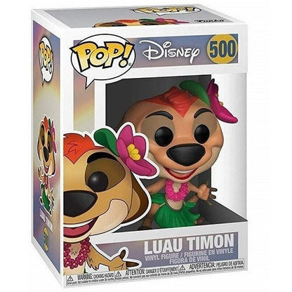 Funko Pop ! Disney (500) Il Re Leone - Luau Timon Figure 9Cm Pumba Lion King