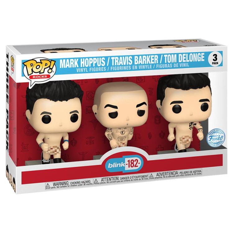 Funko Pop! Rocks Blink 182 - Mark Hoppus Travis Barker Tom Delonge (3) Special