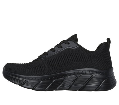 Skechers scarpa da sneakers da donna BOBS Sport B Flex Hi Flying HI 117385/BBK nero