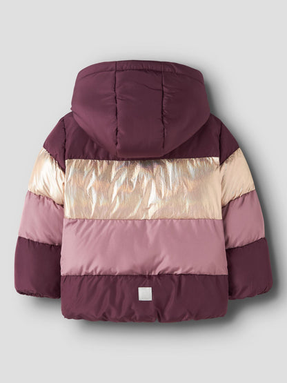 name it giacca imbottita bimba con cappuccio 13243660 fico