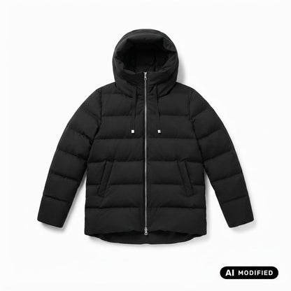 Bomboogie piumino donna con cappuccio Rome GW6012SRTP 90 nero