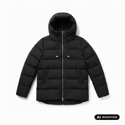 Bomboogie piumino donna con cappuccio Rome GW6012SRTP 90 nero