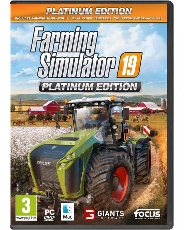 Farming Simulator 19 Platinum Edition PC Computer Videospiel Deutsch Neu