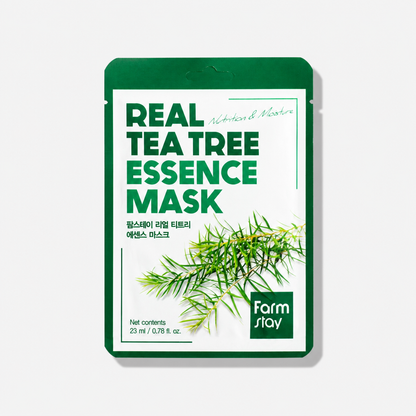 Farmstay Real Tea Tree Essence Mask – Maschera Viso Purificante 23ml