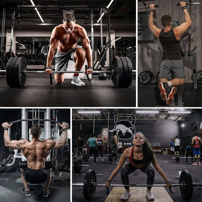 Fasce per stacchi pesi palestra cinghie sollevamento straps Bodybuilding Powerlifting