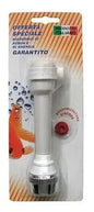 Aerator with 15 cm chrome hose clamp