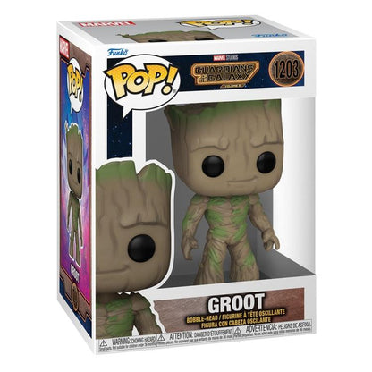Funko Pop! Marvel Guardians Of The Galaxy Vol. 3 – (1203) Groot Wackelkopf-Figur