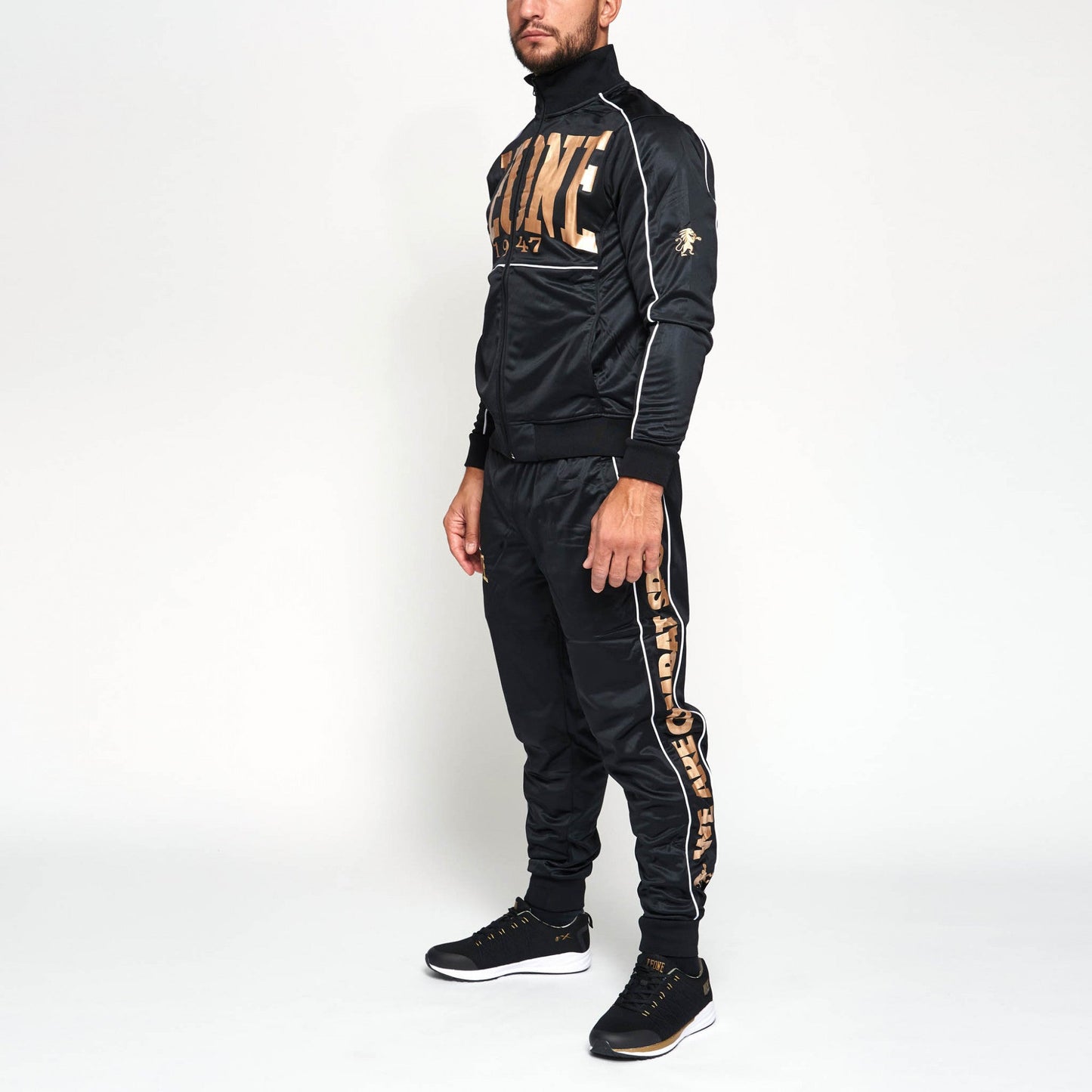 Leone Tuta sportiva da uomo Premium AB300 nero