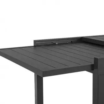 Tavolo Hawaii allungabile in alluminio - 90/180 x 90