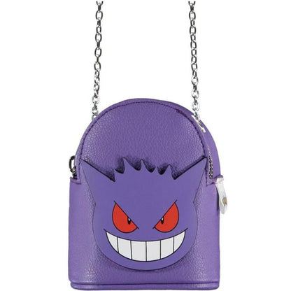 Difuzed Pokemon Handtasche – (Gengar) Mini Rucksack Umhängetasche Schlüsselanhänger 10cm
