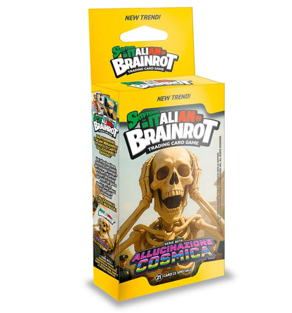 Skifidol Brainrot Kosmische Halluzination 3 Booster Pack TCG Karten Italienisch