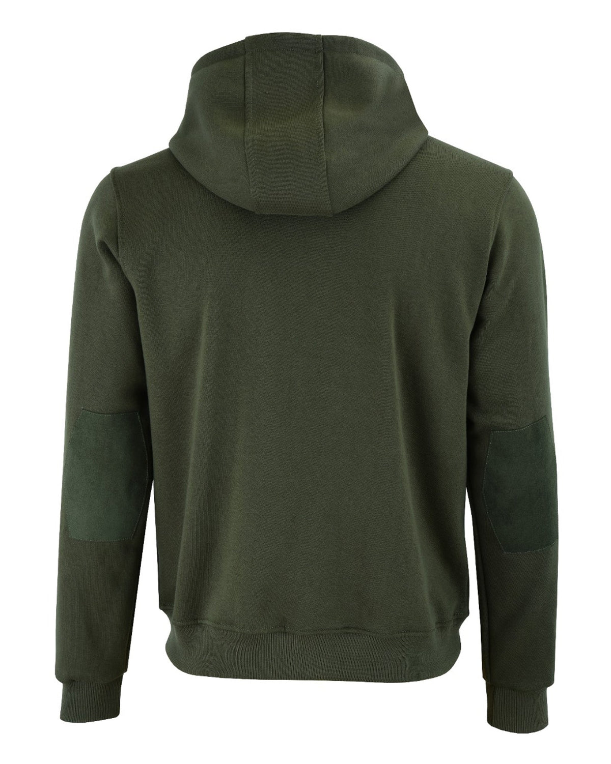 Felpa KONUSTEX LYSEO verde con cappuccio e rinforzi