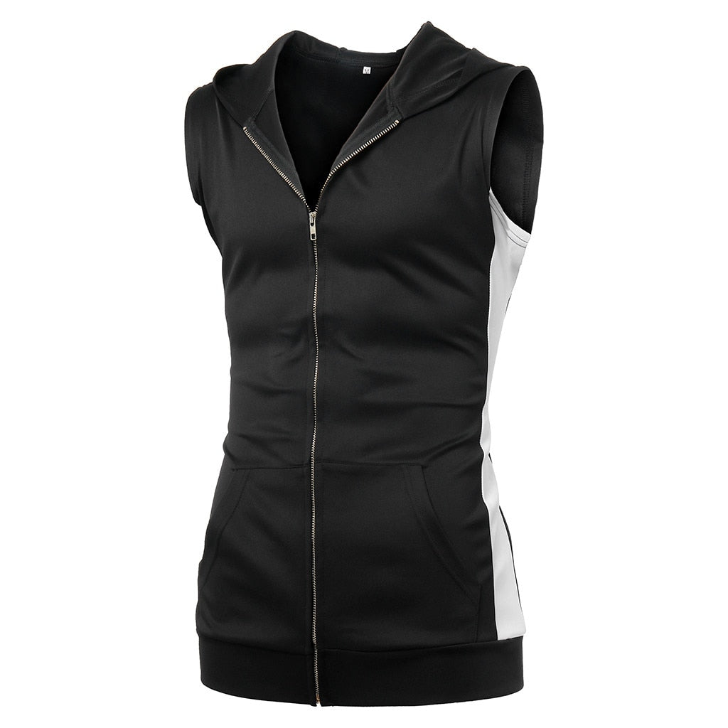 Felpa Uomo con Zip Bodybuilding – Hoodie Palestra Slim Fit