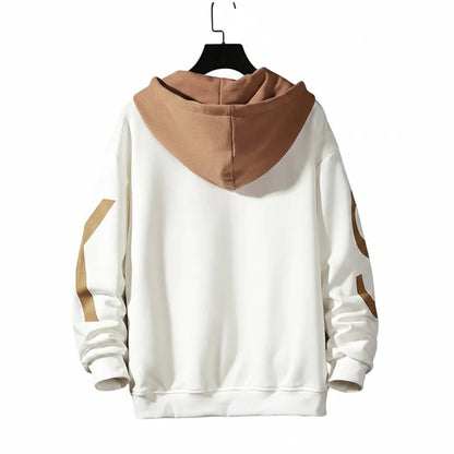 Felpa con Cappuccio Uomo Oversize Streetwear