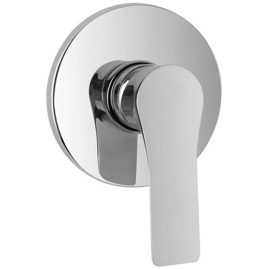feridras - Rubinetteria flat  miscelatore a incasso per doccia design squadrato