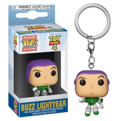 Funko Pop! Keychain Disney Pixar Toy Story 4 (Buzz Lightyear) Schlüsselanhänger Vinyl