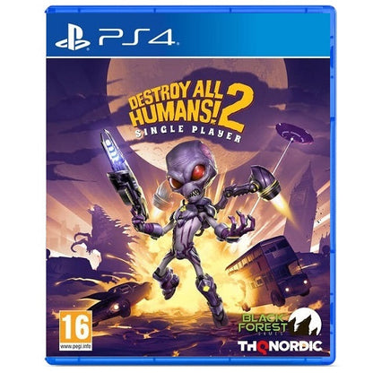 DESTROY ALL HUMANS 2 REPROBED PS4 SPIEL ITALIENISCH NEU ALIENS PLAYSTATION 4 PAL