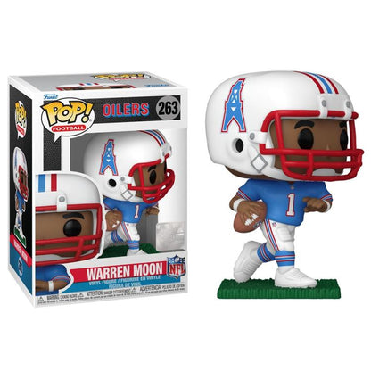 Funko Pop Football NFL Oilers (263) Warren Moon - Vinylfigur 9 cm