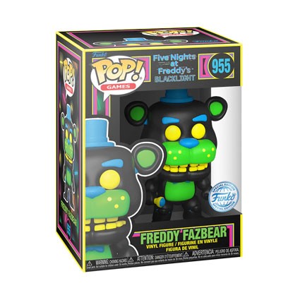 Funko Pop! Games - Five Nights At Freddy's Blacklight - (955) Freddy Fazbear FNAF
