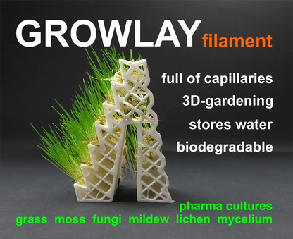 FILAMENTO LAYFILAMENTS GROWLAY - 1,75 MM - 250 G - BIANCO