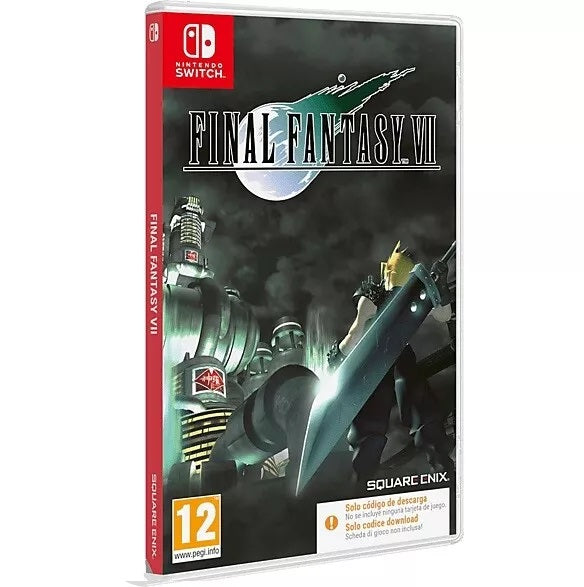 Final Fantasy VII Nintendo Switch (CIAB) Italienisch Spiel Neu Versiegelt PAL ITA