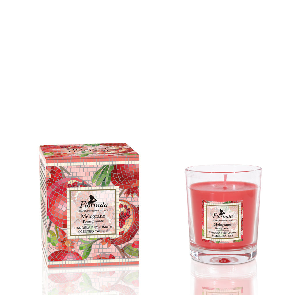 Florinda Mosaici Italiani Duftkerze Granatapfel 145 gr