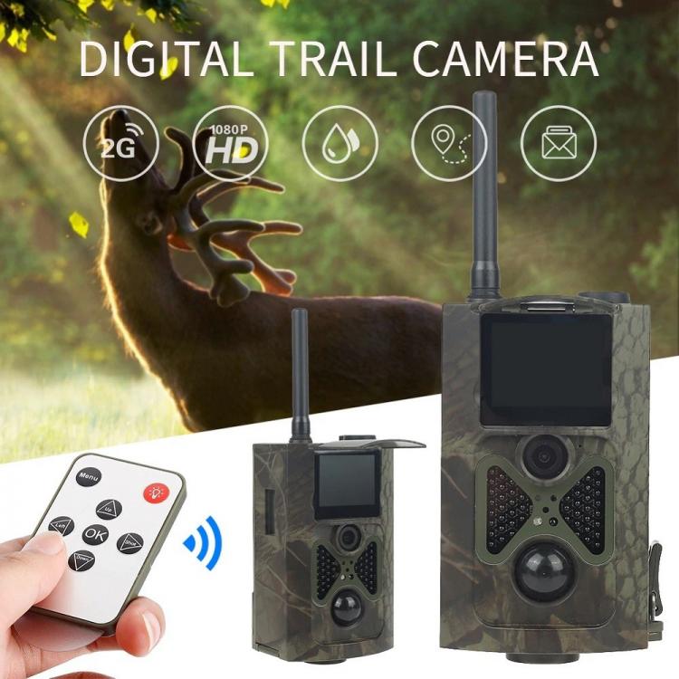 Fototrappola Gsm Telecamera Da Per Caccia 2G Videocamera 5Mp Infrarossi Hc-300M