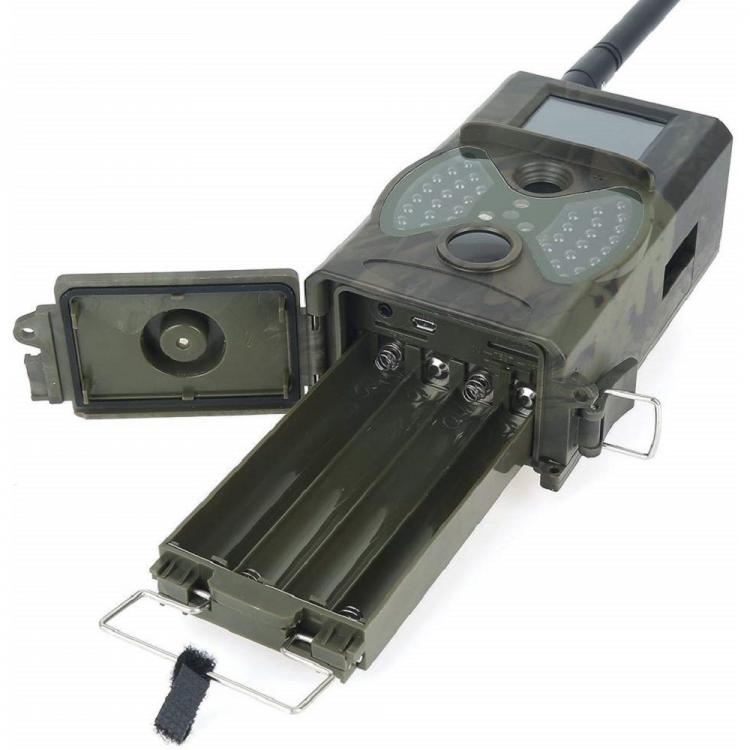 Fototrappola Gsm Telecamera Da Per Caccia 2G Videocamera 5Mp Infrarossi Hc-300M