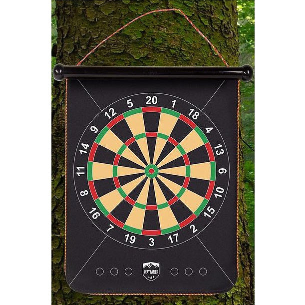 Wayfarer - 6 magnetische Dartpfeile mit magnetischer Dartscheibe