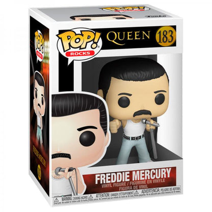 Funko Pop! Rocks Queen – (183) Freddie Mercury Radio Gaga Figur Live 9 cm