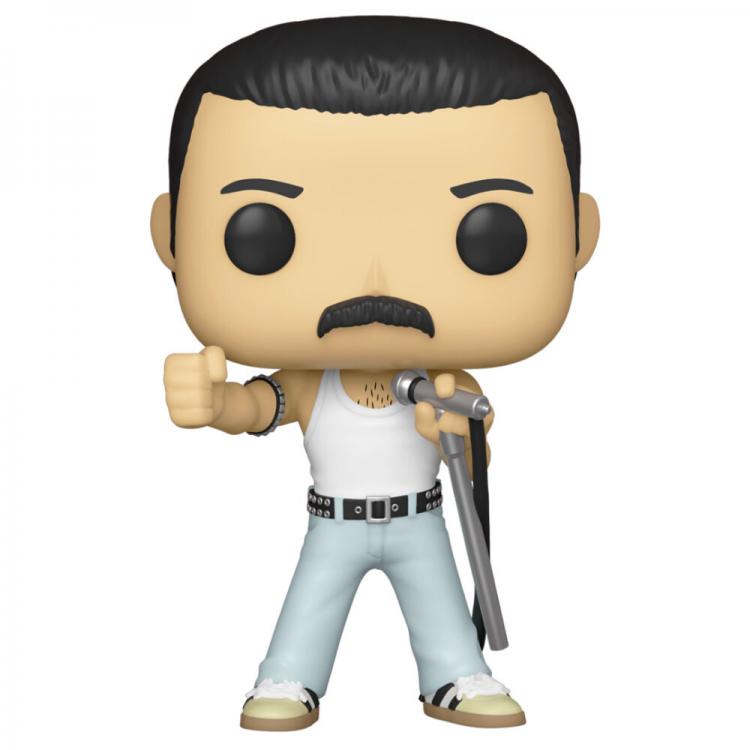 Funko Pop! Rocks Queen – (183) Freddie Mercury Radio Gaga Figur Live 9 cm