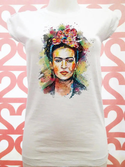 T-shirt Frida Kahlo Donna Bio - Cotone Organico 100% Made in Italy