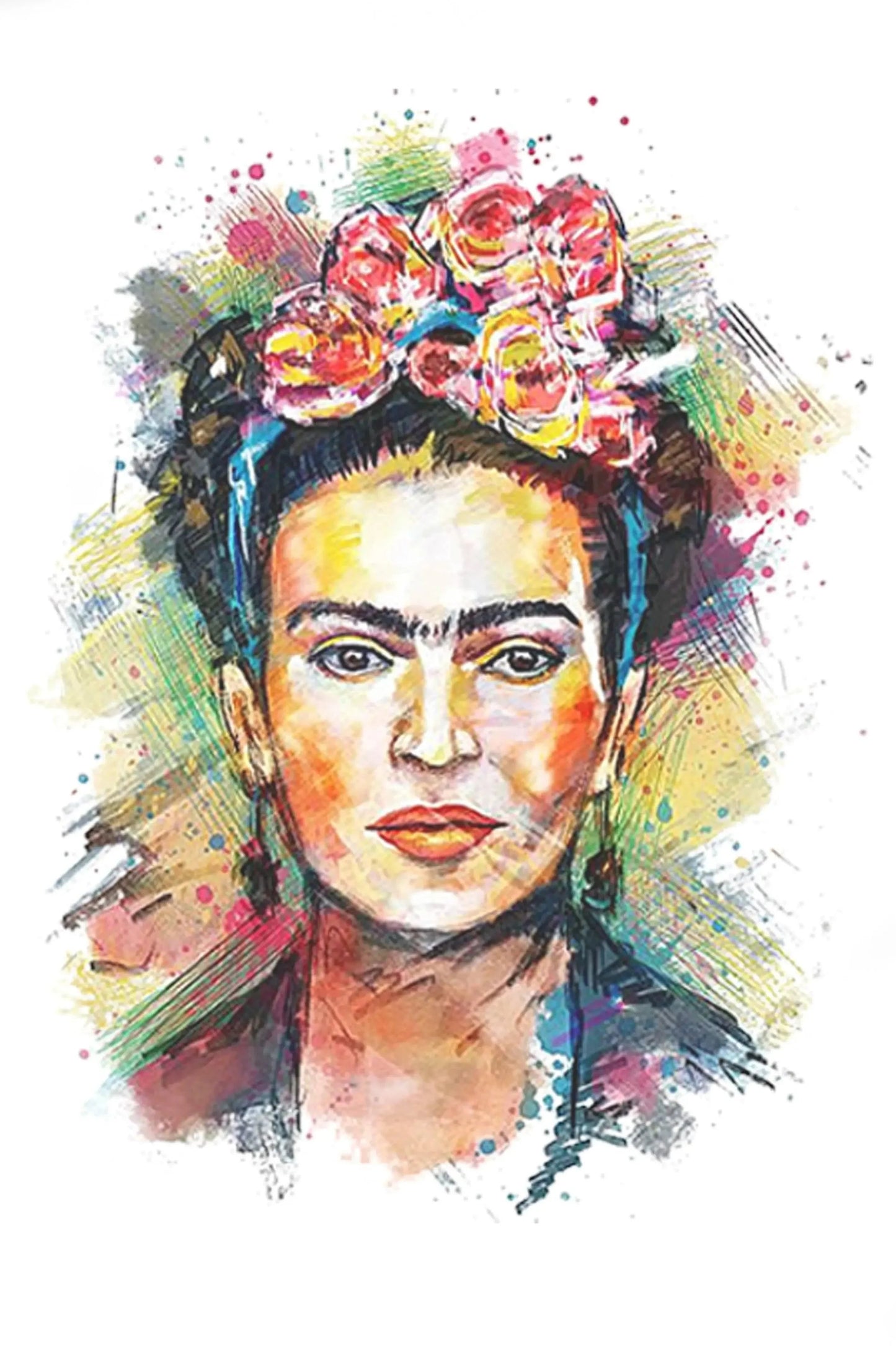 T-shirt Frida Kahlo Donna Bio - Cotone Organico 100% Made in Italy