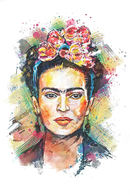 T-shirt Frida Kahlo Donna Bio - Cotone Organico 100% Made in Italy