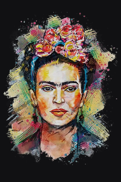 T-shirt Frida Kahlo Donna Bio - Cotone Organico 100% Made in Italy