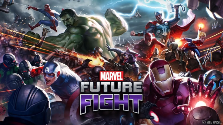 Pyramid – Marvel Frame 3D Future Fight (Heroes Assault Avengers) Bilderrahmen Poster