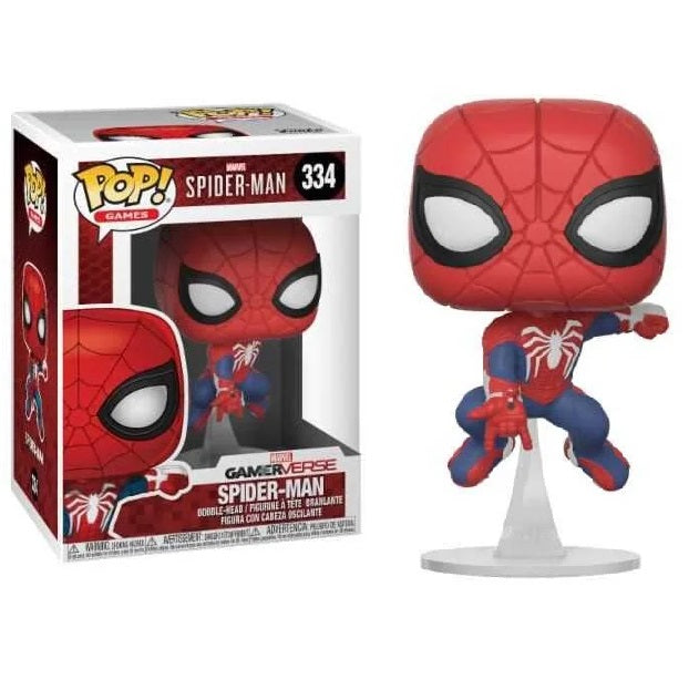 Funko Pop ! Games Marvel Spider-Man Gamereverse - (334) Spiderman Figure Ps4