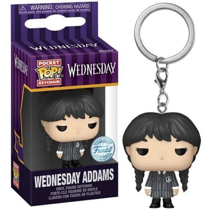 Funko Pop! Pocket Keychain – Wednesday (Wednesday Addams) Serie Schlüsselanhänger