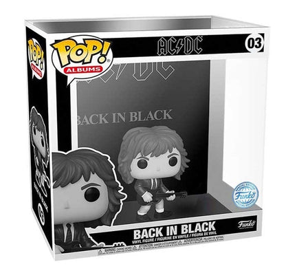 Funko Pop ! Albums Ac/Dc - (03) Back In Black Vinyl Ac/Dc Album Special Edition